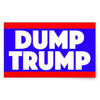 DUMP TRUMP STICKER