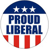 PROUD LIBERAL POLITICAL STICKER PROUD LIBERAL POLITICAL STICKER
