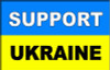 SUPPORT UKRAINE  WORLD FLAG STICKER