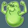 slimer ghost busters funny sticker 24