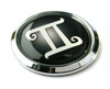 Gemini 3D Adhesive Chrome Zodiac Auto Emblem
