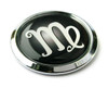 Zodiac Virgo 3D Adhesive Chrome Auto Emblem
