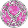 AIR FORCE RETIRED camo pink AIR FORCE RETIRED camo pink