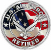 AIR FORCE RETIRED flag USA AIR FORCE RETIRED flag USA