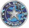 ARMY RETIRED camo blue ARMY RETIRED camo blue