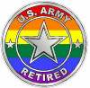 ARMY RETIRED flag pride ARMY RETIRED flag pride