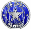 ARMY RETIRED lightning blue ARMY RETIRED lightning blue
