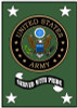 ARMY VETERAN FLAG GREEN ARMY VETERAN FLAG GREEN