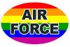 FLAG GAY OVAL AIR FORCE DECAL FLAG GAY OVAL AIR FORCE DECAL