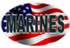 FLAG OVAL MARINES DECAL FLAG OVAL MARINES DECAL