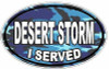 I Served Desert Storm FILLS Camo Blue I Served Desert Storm FILLS Camo Blue