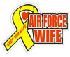 Keep Him Safe Ribbon Sticker AIR FORCE Keep Him Safe Ribbon Sticker AIR FORCE