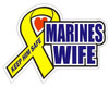Keep Him Safe Ribbon Sticker MARINES Keep Him Safe Ribbon Sticker MARINES