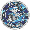 MARINE CORPS RETIRED camo blue MARINE CORPS RETIRED camo blue