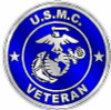MARINE CORPS VETERAN blue MARINE CORPS VETERAN blue