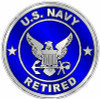 NAVY RETIRED blue