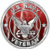 NAVY VETERAN lightning red