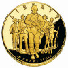 Army Commemorative Coin Design Sticker