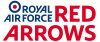 Royal Air Force Red Arrow Rectangle Sticker Royal Air Force Red Arrow Rectangle Sticker