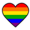 Heart Rainbow Sticker