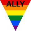 LGBT Ally Rainbow Triangle