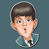 beatles music group sticker 21