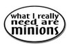 Minions Oval Sticker