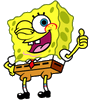 spongebob like it sticker