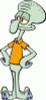 Spongebob Squarepants Color Squidward Cartoon Car Sticker