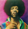 Jimi Hendrix Photo Decal 2