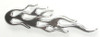 Flame Chrome Emblem 20 pack