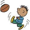 Franklin with Football Color Decal