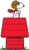 Snoopy Ace Color Sticker Decal