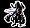 Darth Vader loves to Hula Hoop Sticker