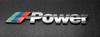 M Power Chrome Emblem