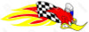 woody woodpecker speedy race sticker RIGHT