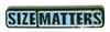 SIZE MATTERS Chrome Emblem