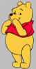 winnie the pooh standing sticker 3