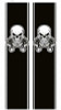 SKULL with Piston Crossbones COMBO KIT