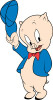 Porky Pig WB STICKER