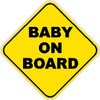 Baby On Board Warning Car Window Decal