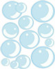 bubble stickers sheet if 13 individual bubbles