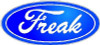 Freak Oval Decal COLOR