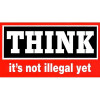 Think its not illegal yet sticker