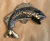 Fish Jumping Chrome METAL Emblem