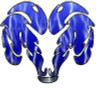 Dodge Ram Tribal Logo - FILLS Lightning BLUE