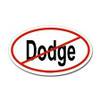 no dodge oval sticker