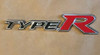 Type R Chrome Black Red Emblem
