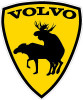 volvo moose humping crest shaped sticker