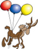 wile balloons road runner sticker